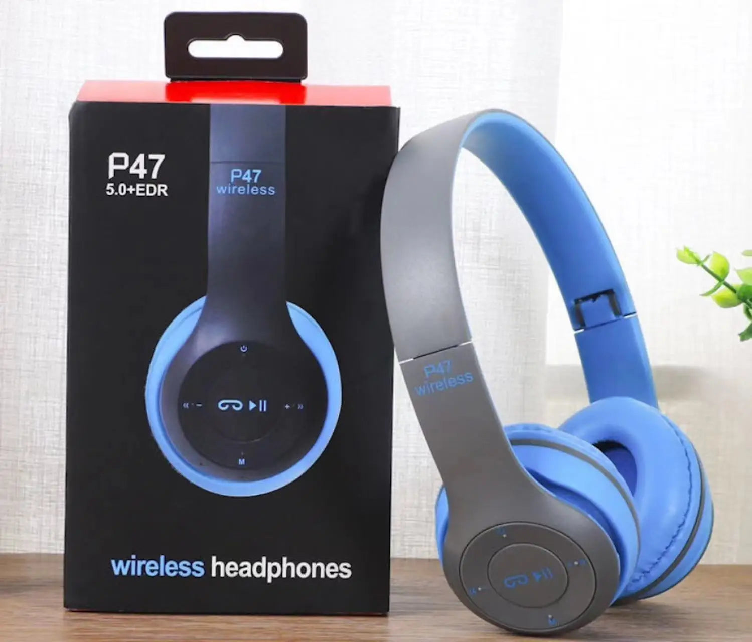 Auriculares Bluetooth 5.0 P47 TWS Stereo con Micrófono para Samsung, iPhone, Android e IOS