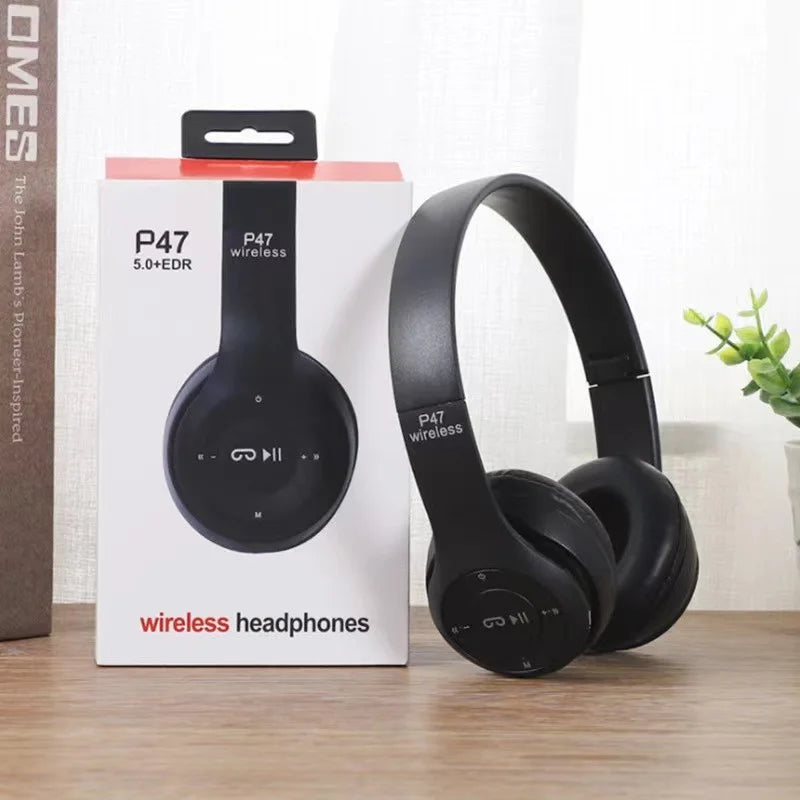 Auriculares Bluetooth 5.0 P47 TWS Stereo con Micrófono para Samsung, iPhone, Android e IOS
