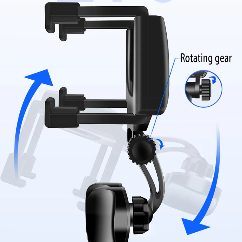 Soporte para Celular de Auto 360° Ajustable Telescópico para iPhone y GPS Universal