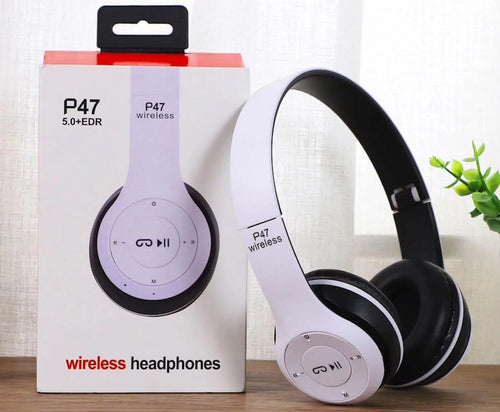 Auriculares Bluetooth 5.0 P47 TWS Stereo con Micrófono para Samsung, iPhone, Android e IOS