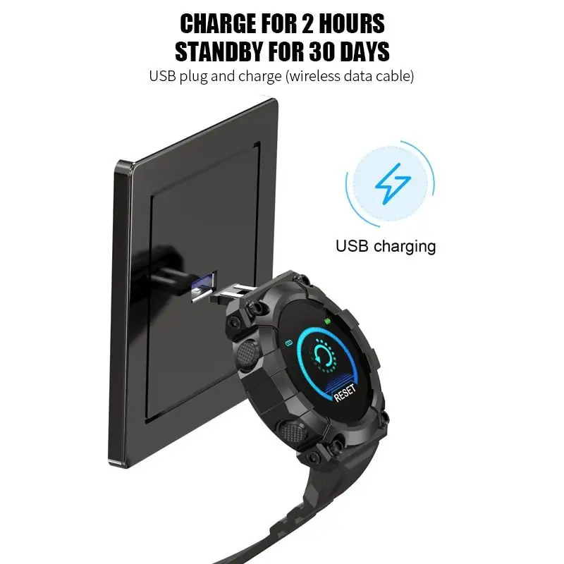 Smartwatch FD68 Bluetooth Táctil para Hombre y Mujer Compatible con iOS y Android