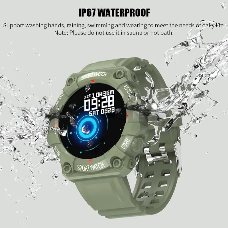 Smartwatch FD68 Bluetooth Táctil para Hombre y Mujer Compatible con iOS y Android