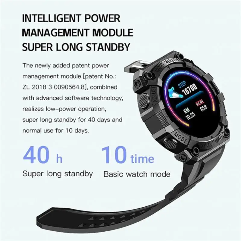 Smartwatch FD68 Bluetooth Táctil para Hombre y Mujer Compatible con iOS y Android