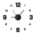 Reloj de Pared DIY Creativo Sin Marco Decorativo y Silencioso para Hogar u Oficina