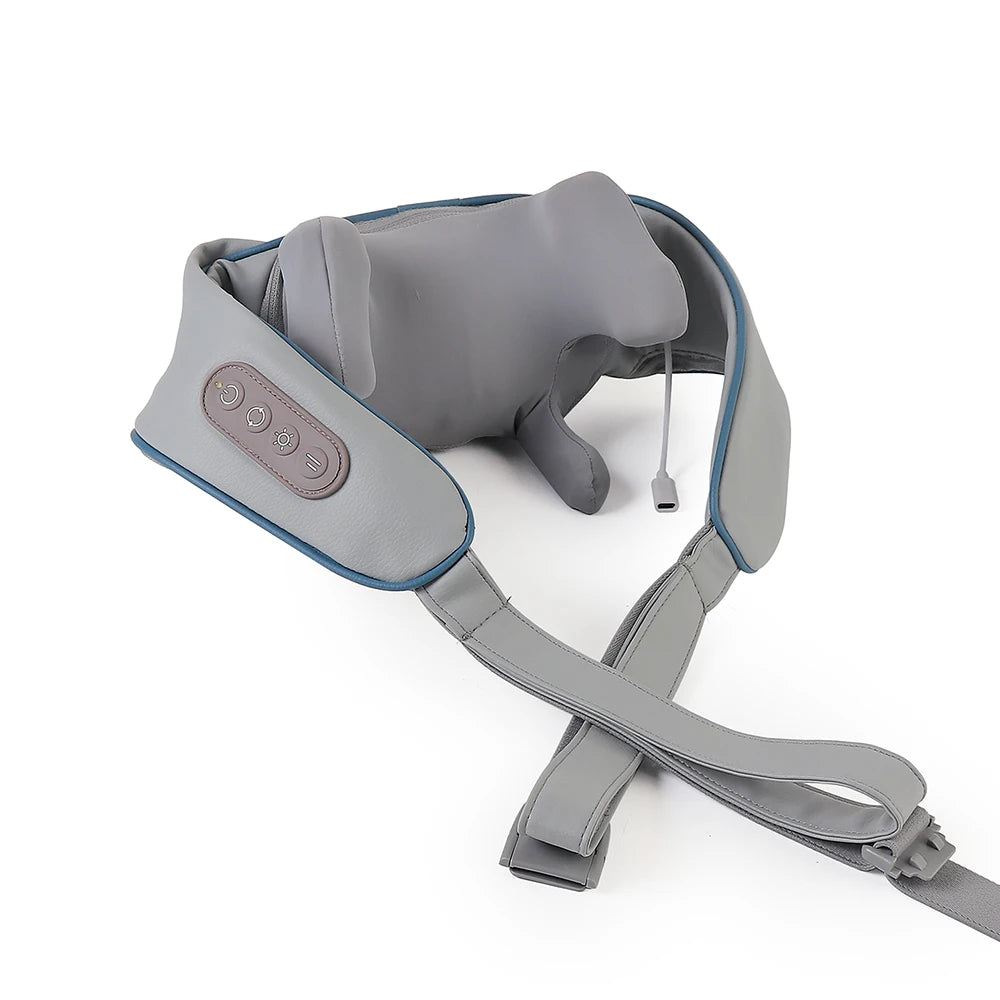 Masajeador Inalámbrico para Cuello y Espalda con Masaje Shiatsu para Hombros, Cervical y Trapecios